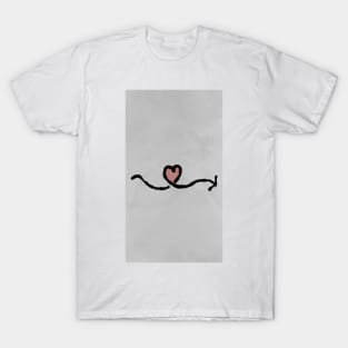 Heartbeat Symbol Tattoo T-Shirt